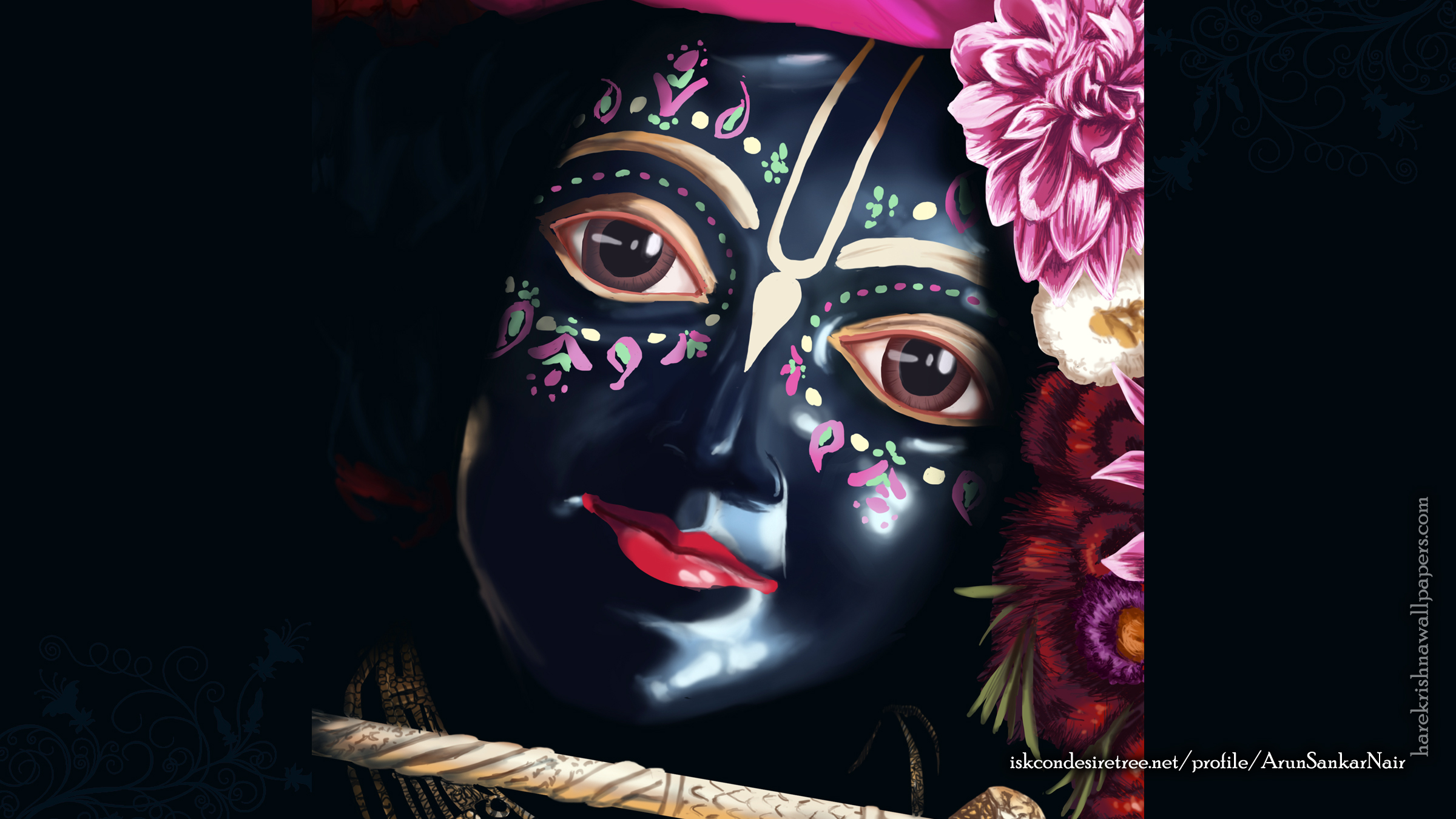 Krishna Wallpaper (020) Size 2400x1350 Download