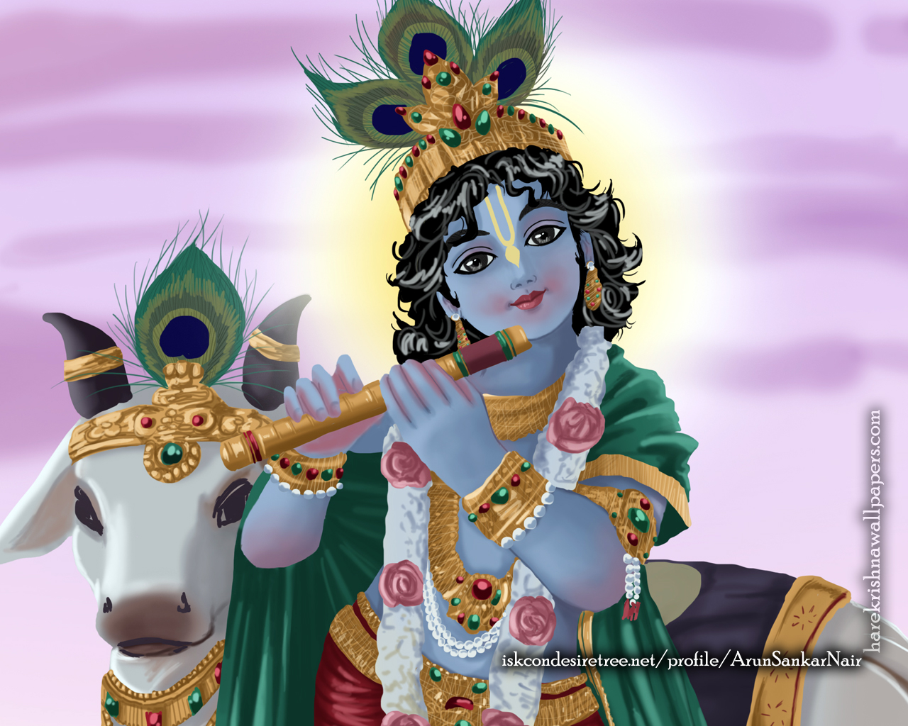 Krishna Wallpaper (021) Size 1280x1024 Download