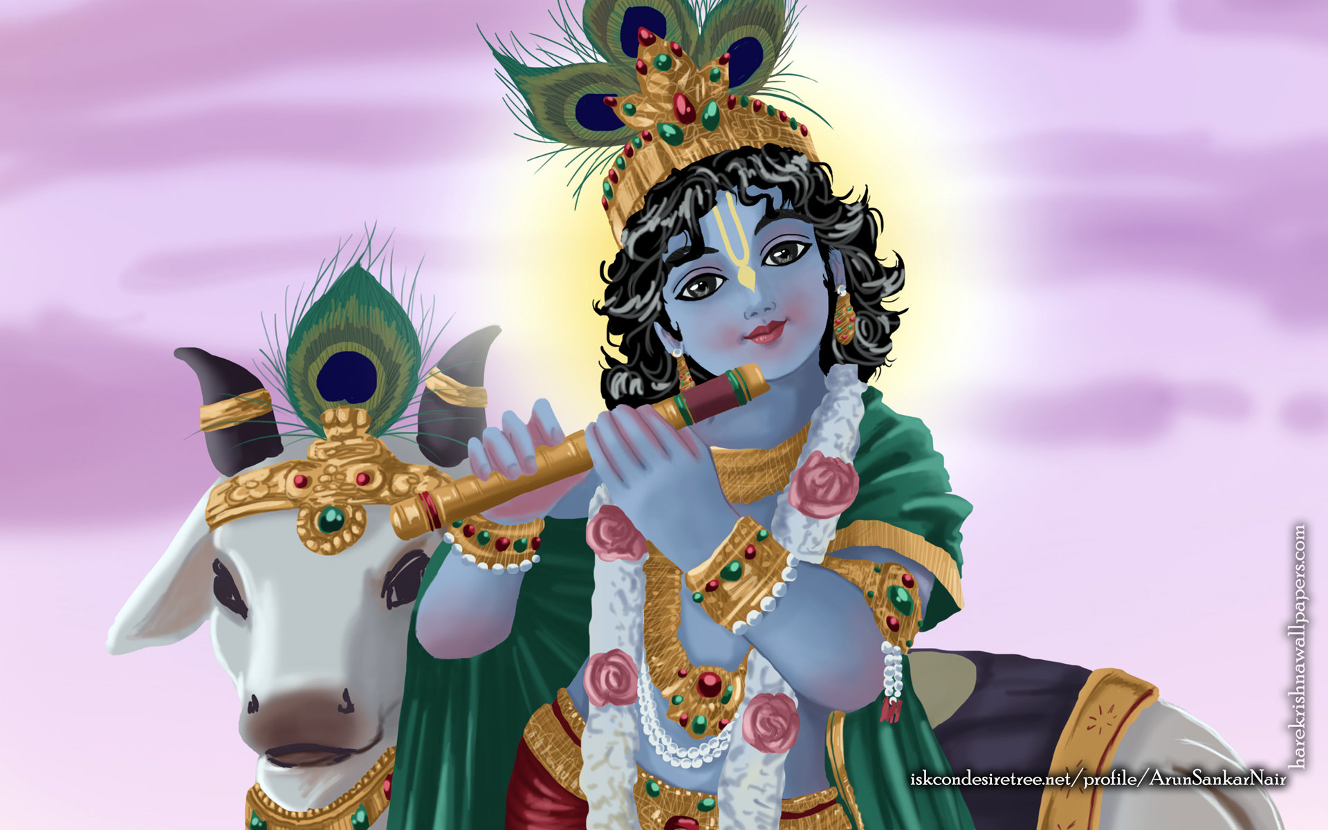 Krishna Wallpaper (021) Size 1920x1200 Download