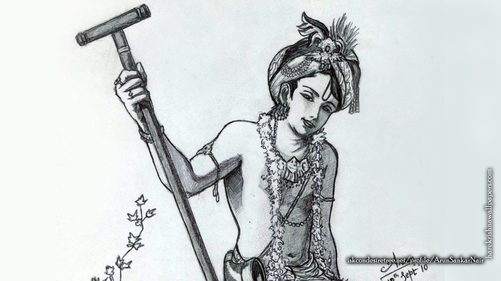 Krishna Wallpaper (029) Size 1600x900 Download