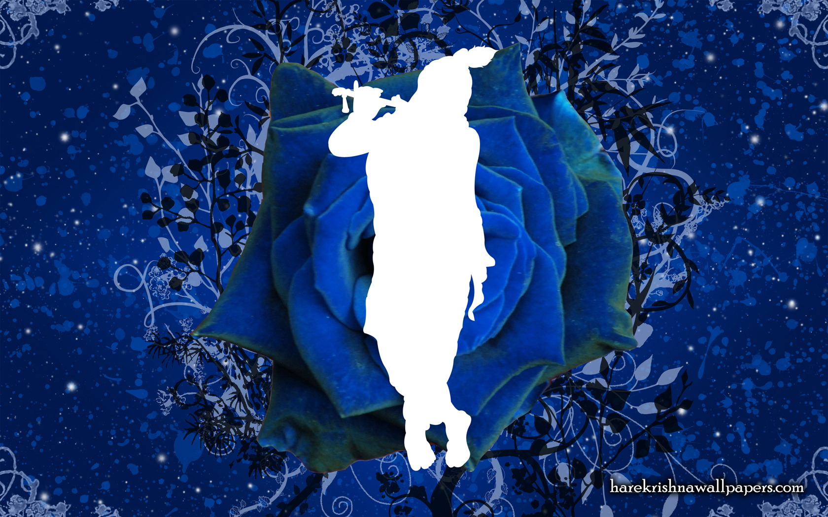 Blue Krishna Wallpaper (001) Size 1680x1050 Download