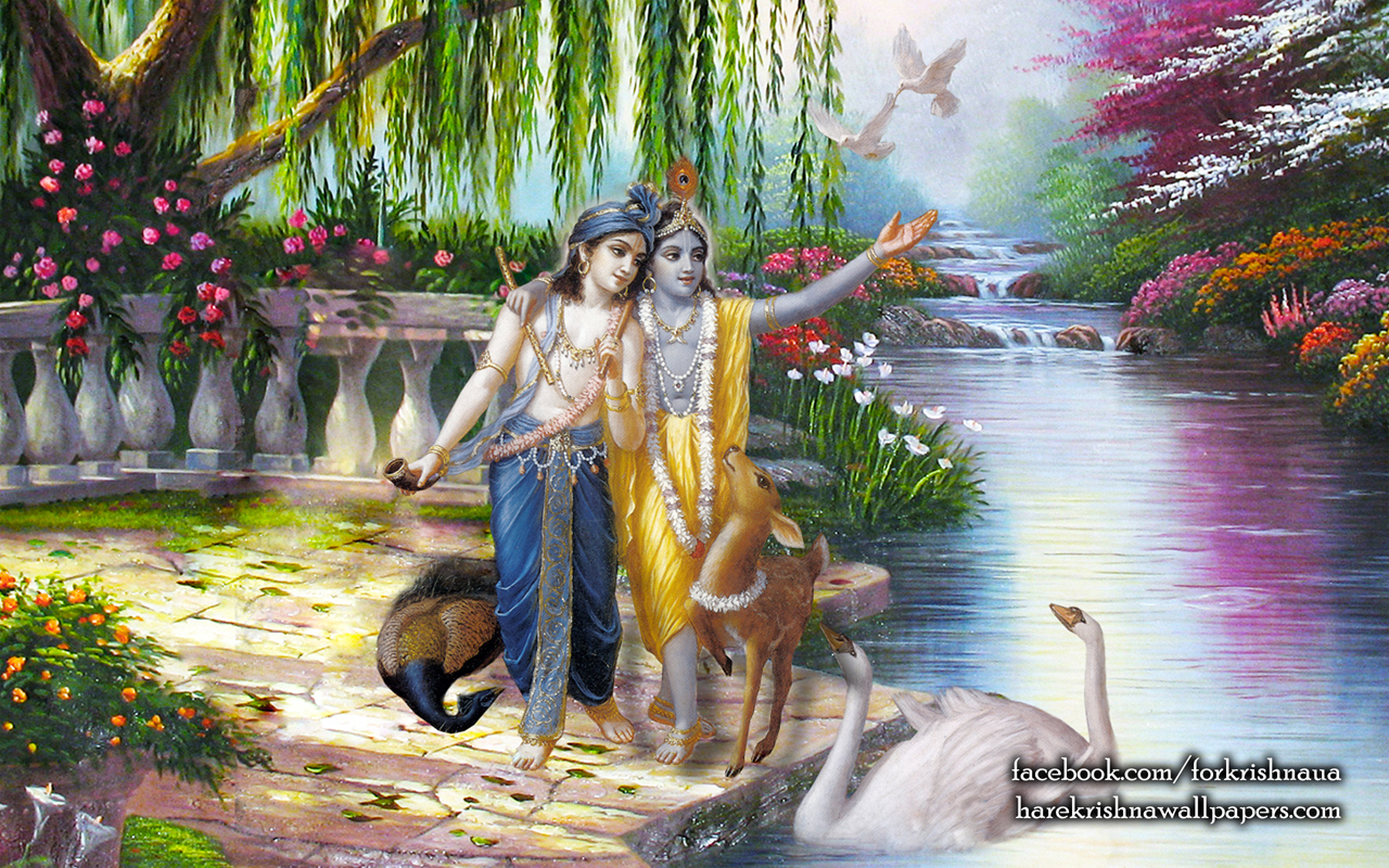 Krishna Balaram Wallpaper (003) Size 1280x800 Download