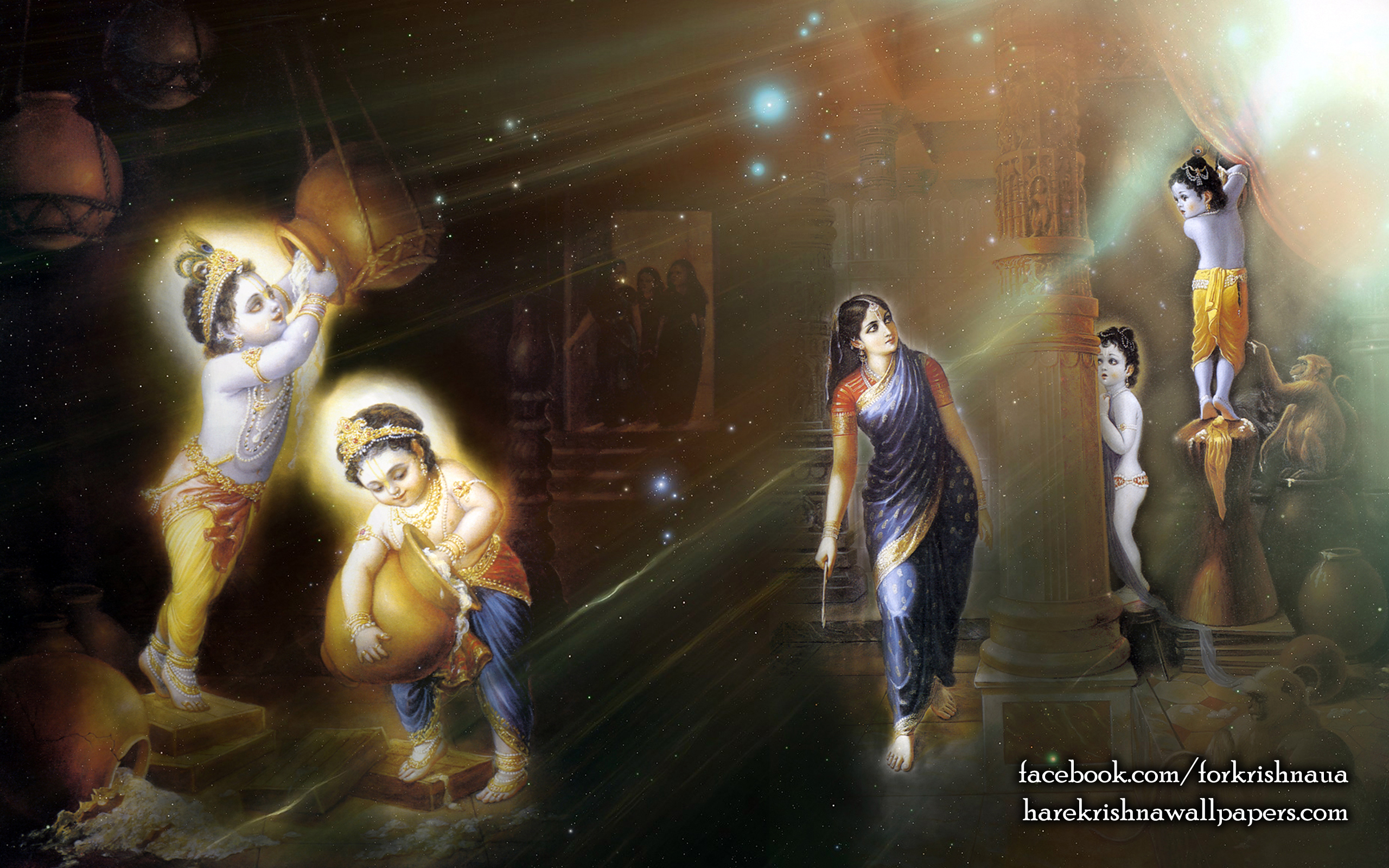 Krishna Balaram Wallpaper (004) Size 2560x1600 Download