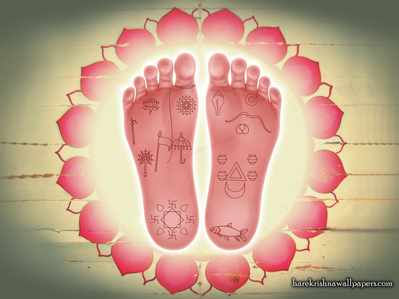 Sri Krishna Lotus Feet Wallpaper (001) Size 1400x1050 Download