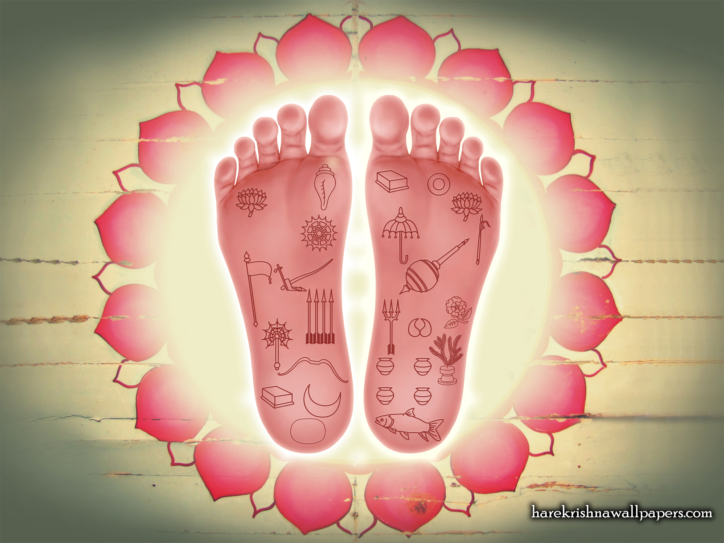 Sri Nityananda Lotus Feet Wallpaper (001) Size 2400x1800 Download
