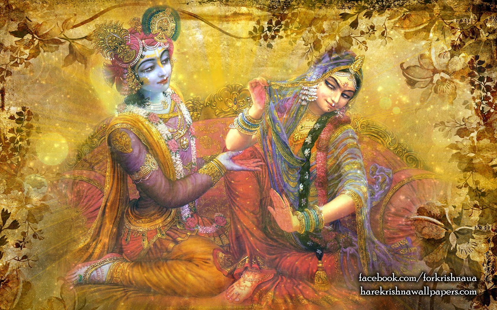 Radha Krishna Wallpaper (002) Size 1680x1050 Download