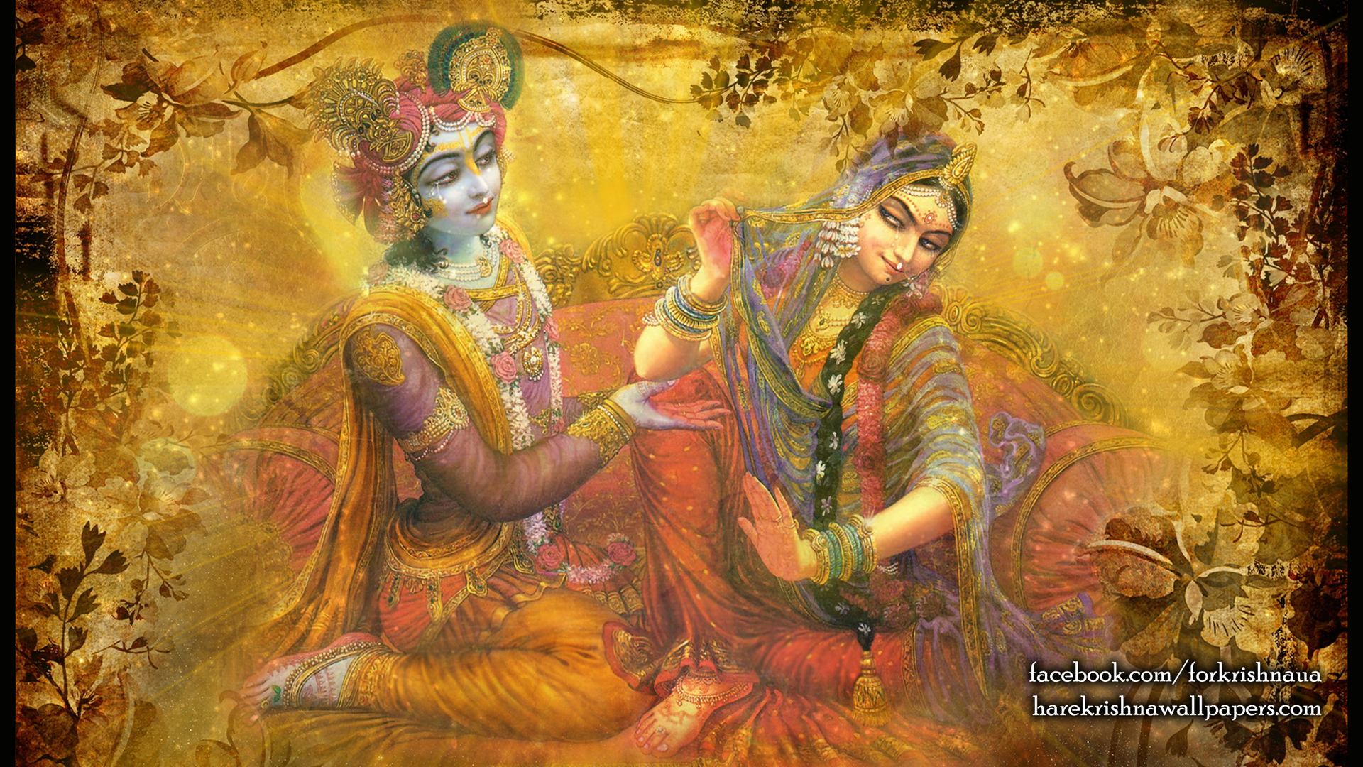 Radha Krishna Wallpaper (002) Size 1920x1080 Download
