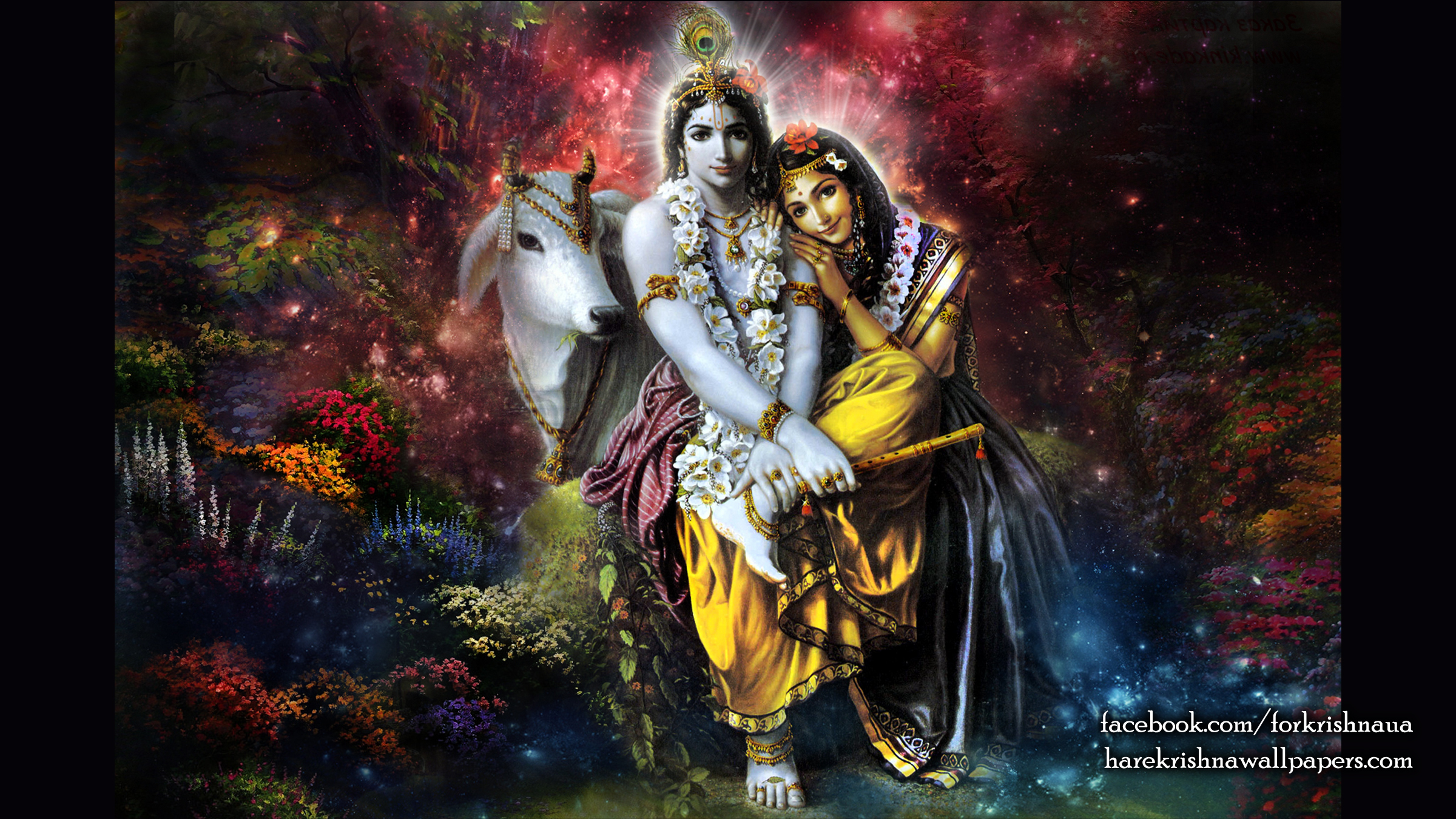 Radha Krishna Wallpaper (003) Size 2400x1350 Download