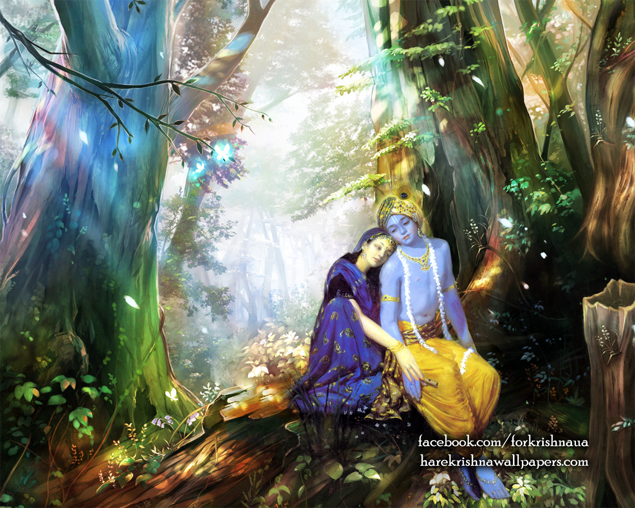 Radha Krishna Wallpaper (004) Size 1280x1024 Download