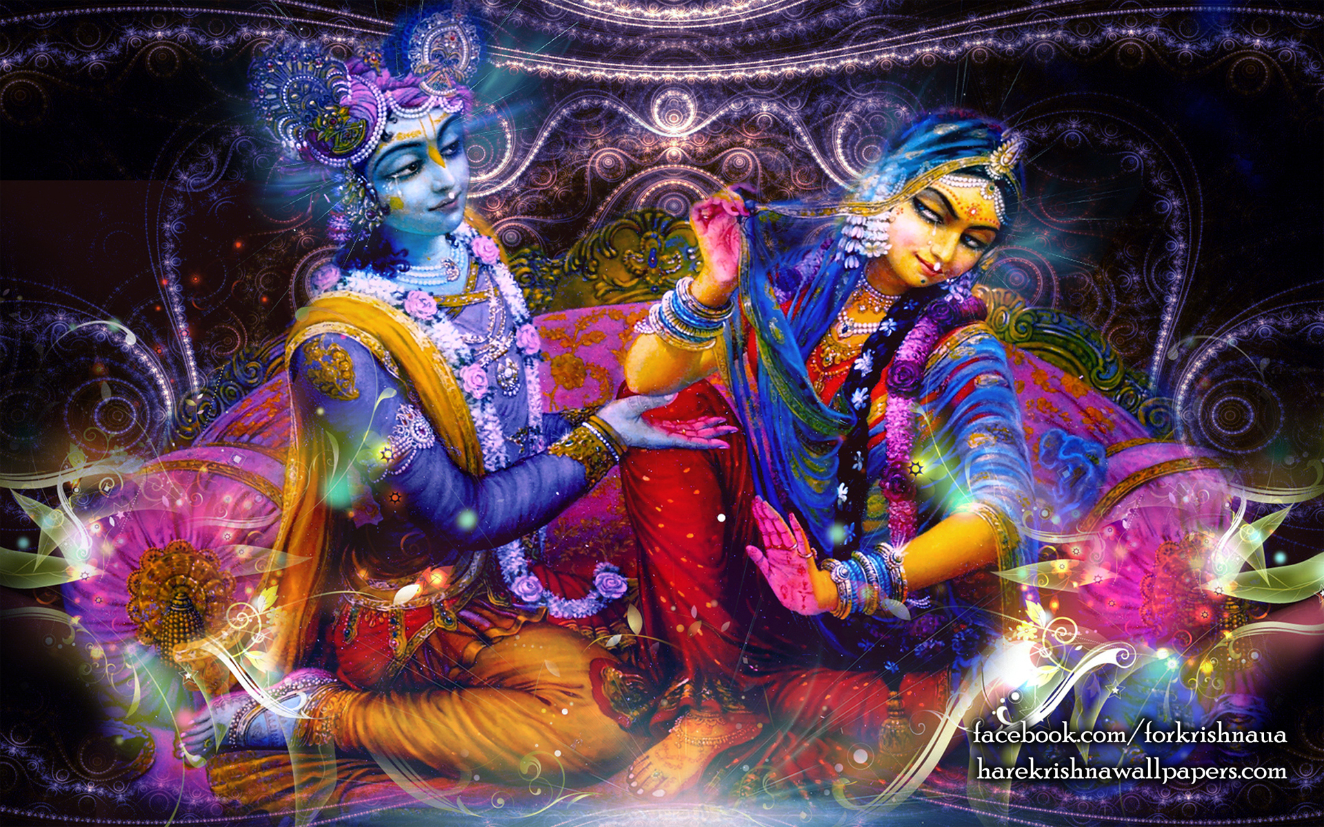 Radha Krishna Wallpaper (007) Size 1920x1200 Download