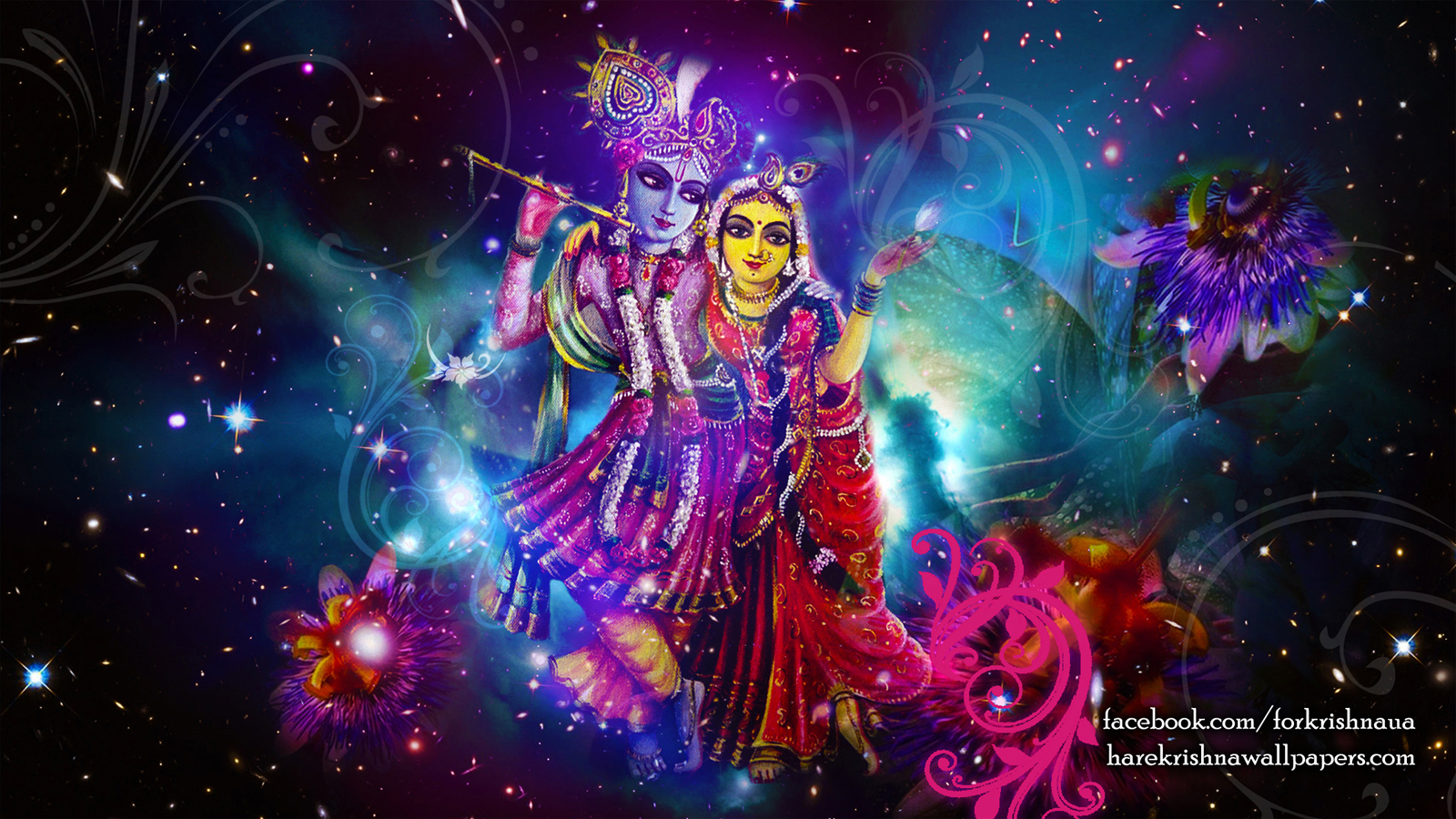 Radha Krishna Wallpaper (010) Size 1600x900 Download