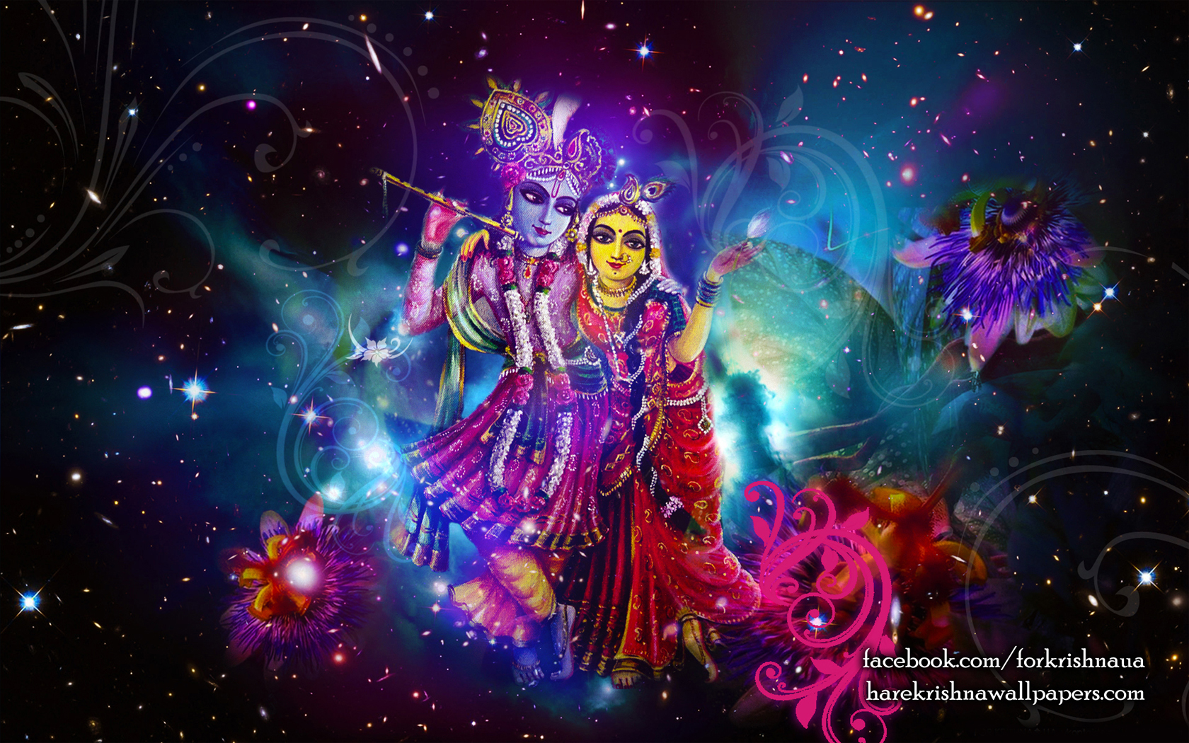 Radha Krishna Wallpaper (010) Size 1680x1050 Download