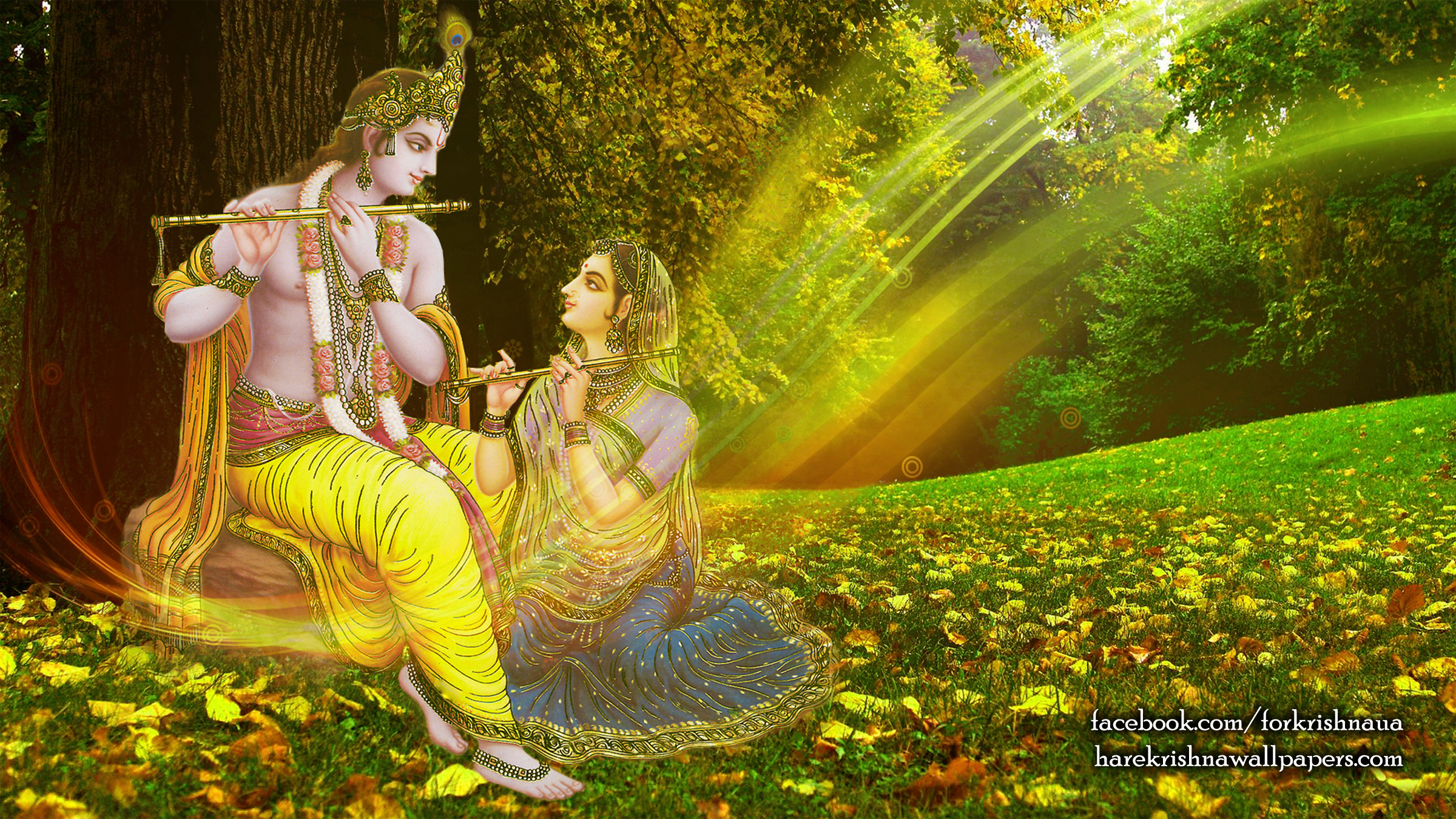 Radha Krishna Wallpaper (012) Size 2400x1350 Download