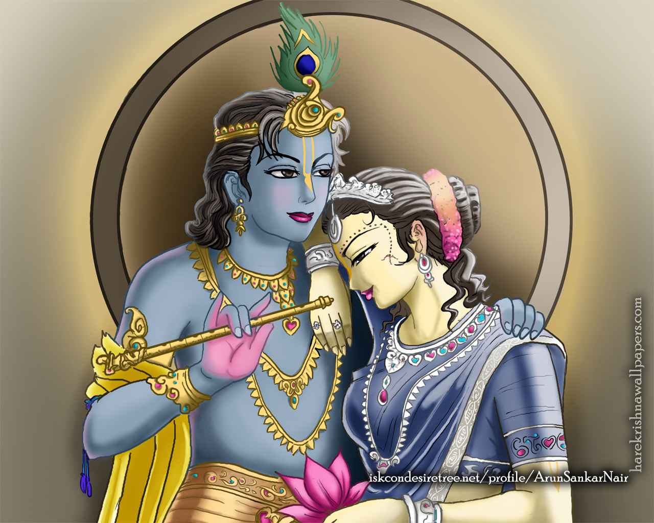 Radha Krishna Wallpaper (017) Size 1280x1024 Download