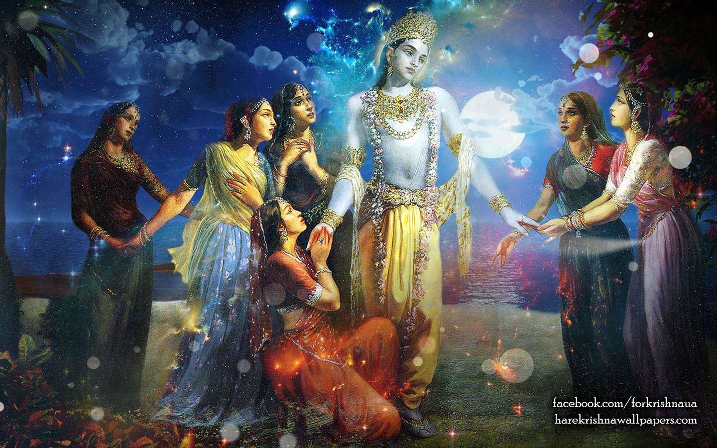 Radha Krishna Wallpaper (018) Size 1440x900 Download