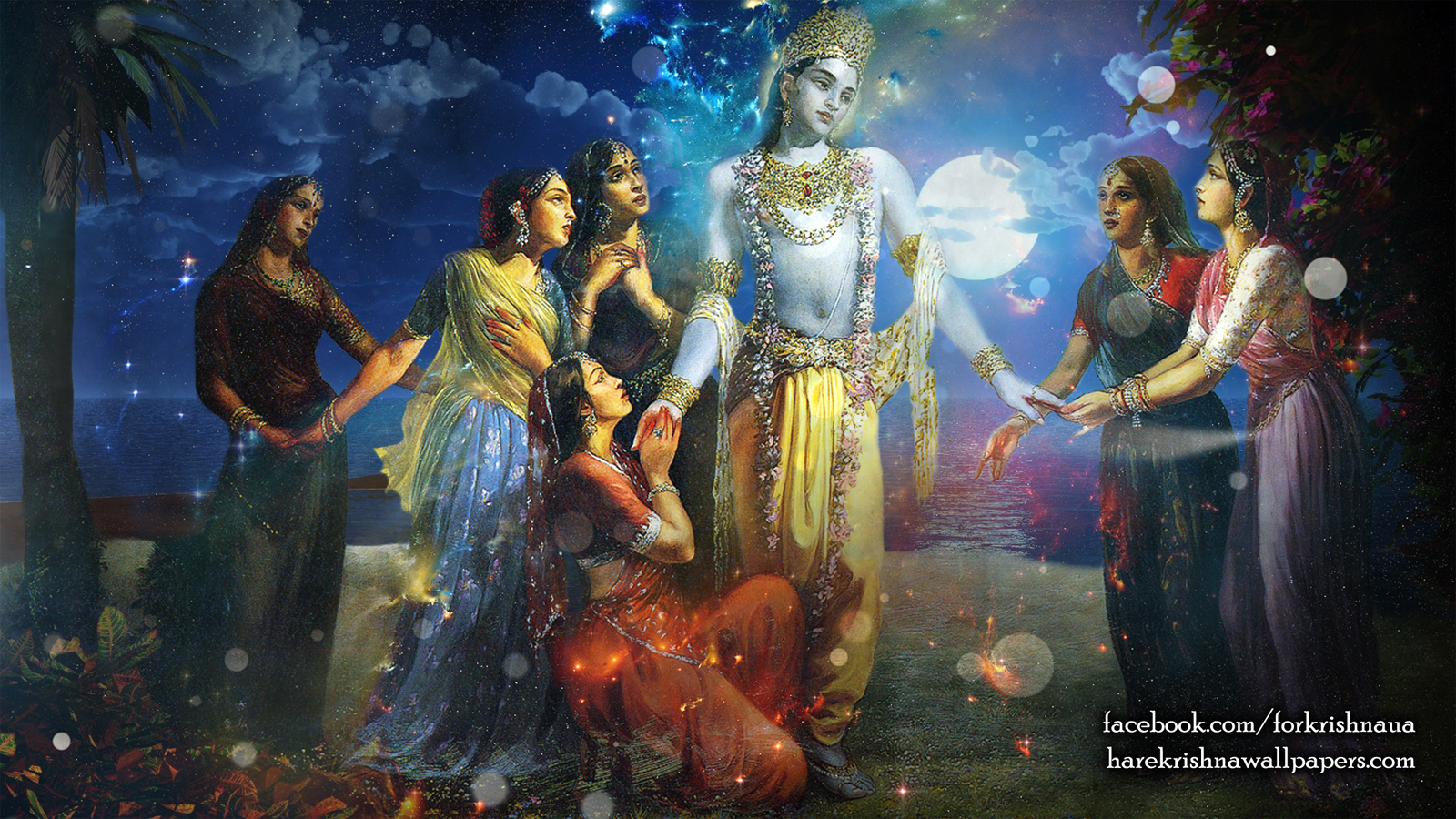 Radha Krishna Wallpaper (018) Size 1600x900 Download