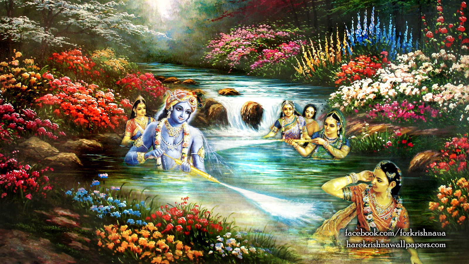 Radha Krishna Wallpaper (020) Size 1600x900 Download