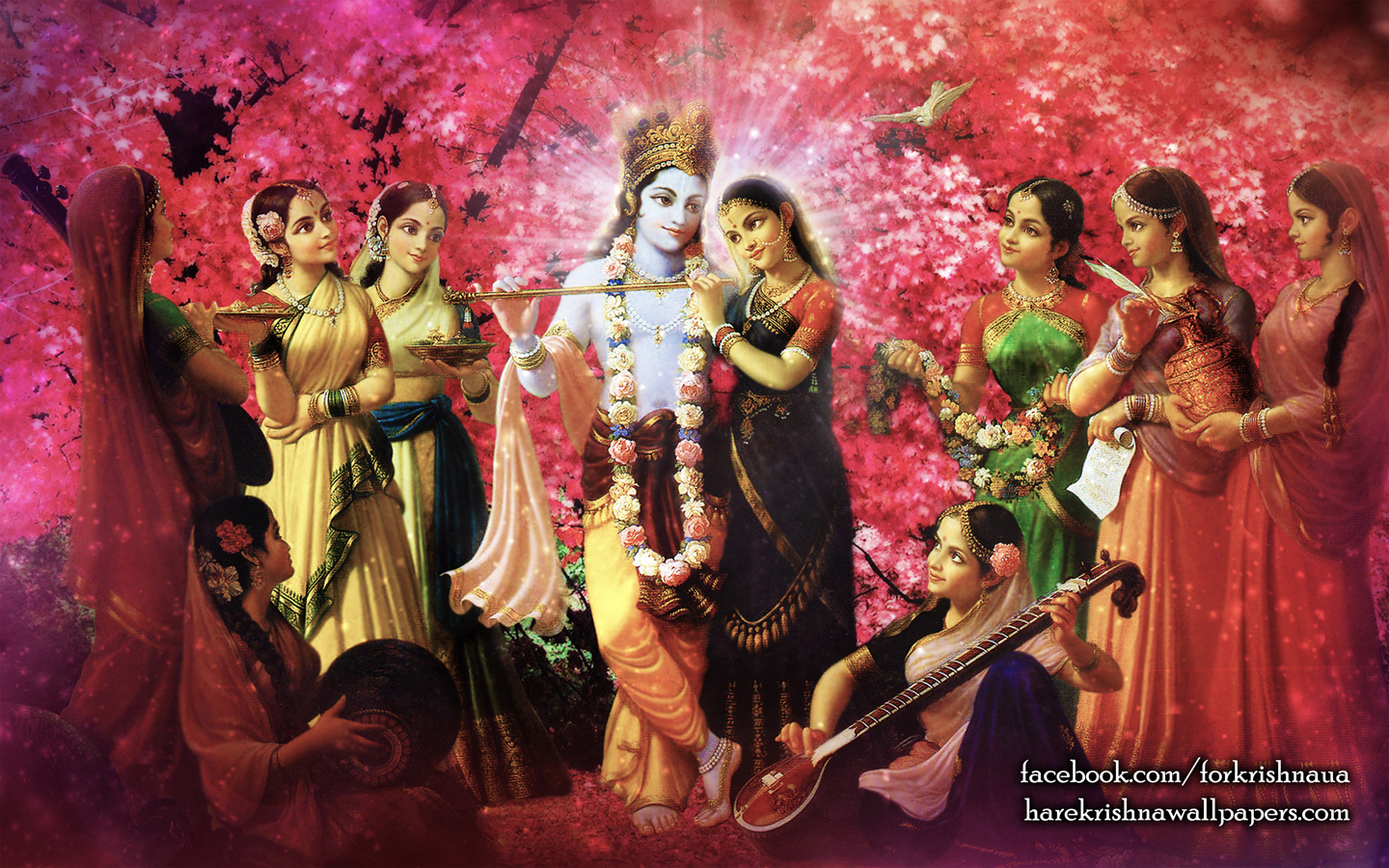 Radha Krishna Wallpaper (021) Size 1440x900 Download