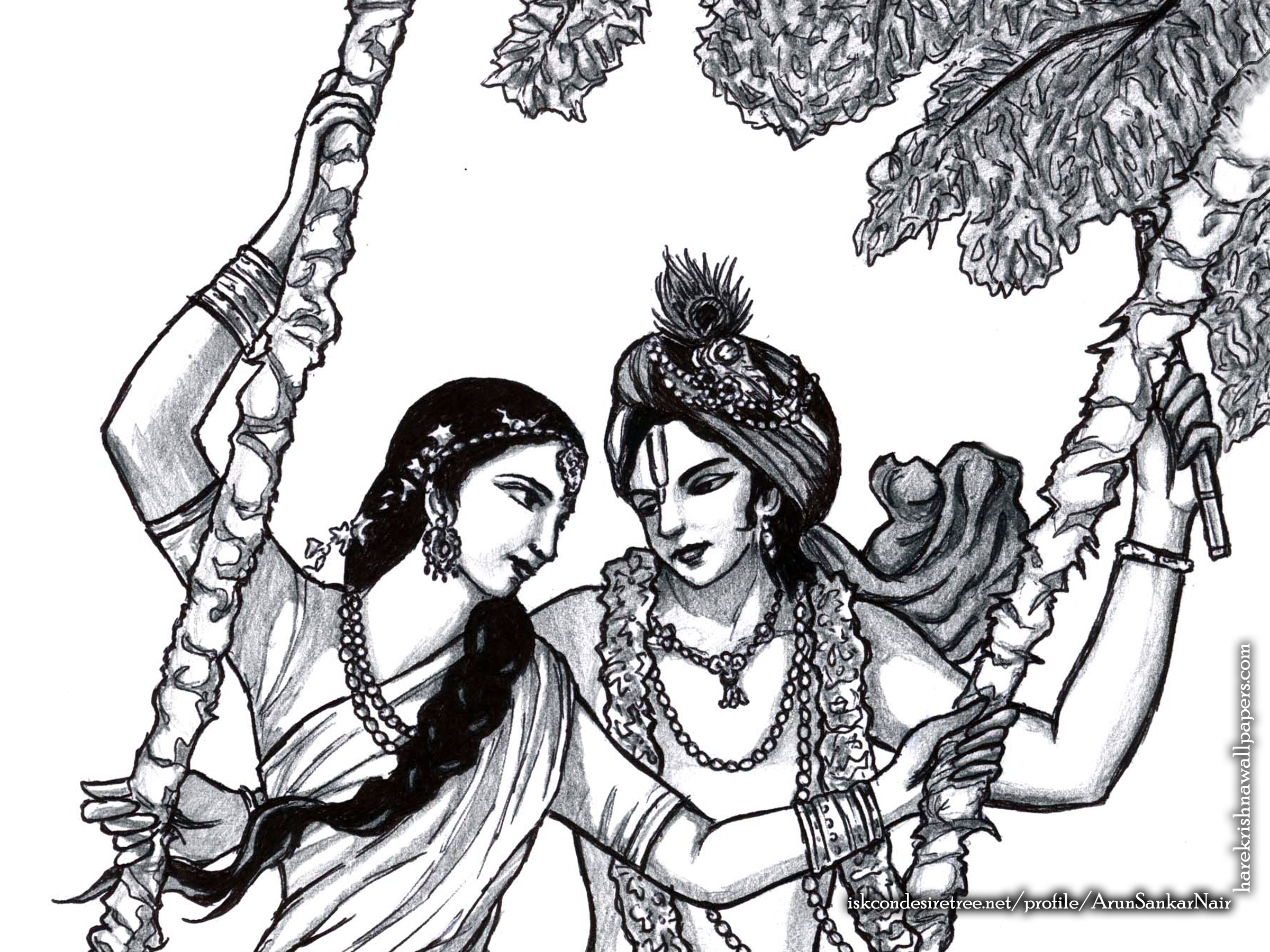 Radha Krishna Wallpaper (023) Size 2400x1800 Download