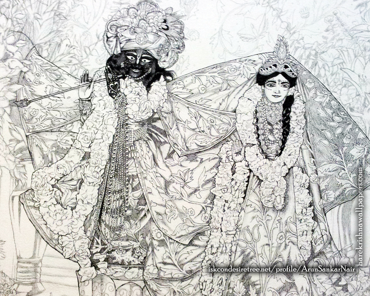 Radha Krishna Wallpaper (024) Size 1280x1024 Download