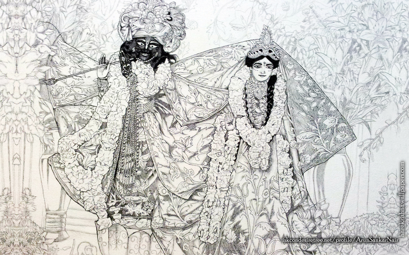 Radha Krishna Wallpaper (024) Size 1680x1050 Download
