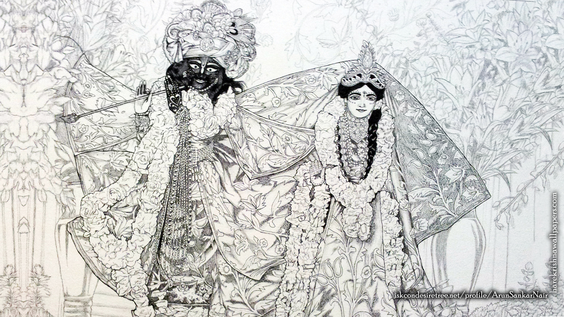 Radha Krishna Wallpaper (024) Size 1920x1080 Download