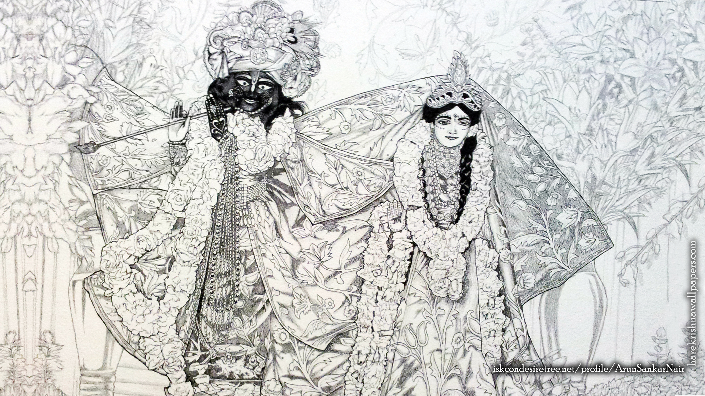 Radha Krishna Wallpaper (024) Size 2400x1350 Download