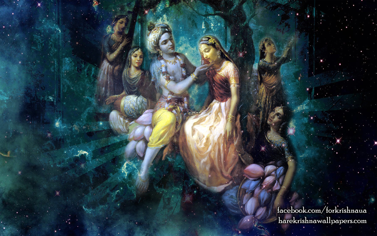 Radha Krishna Wallpaper (026) Size 1440x900 Download
