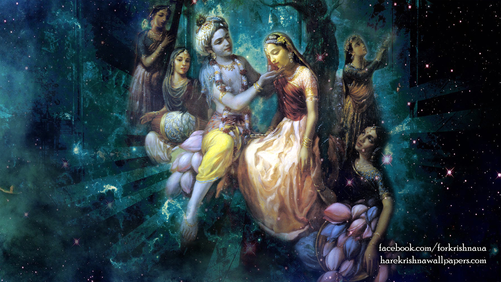 Radha Krishna Wallpaper (026) Size 1600x900 Download