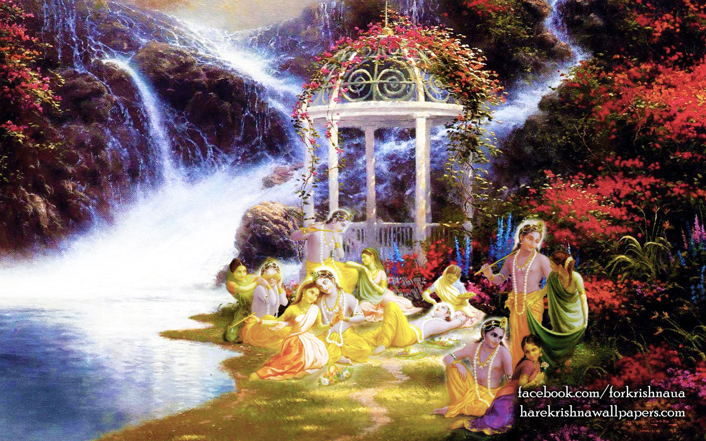 Radha Krishna Wallpaper (027) Size 1440x900 Download