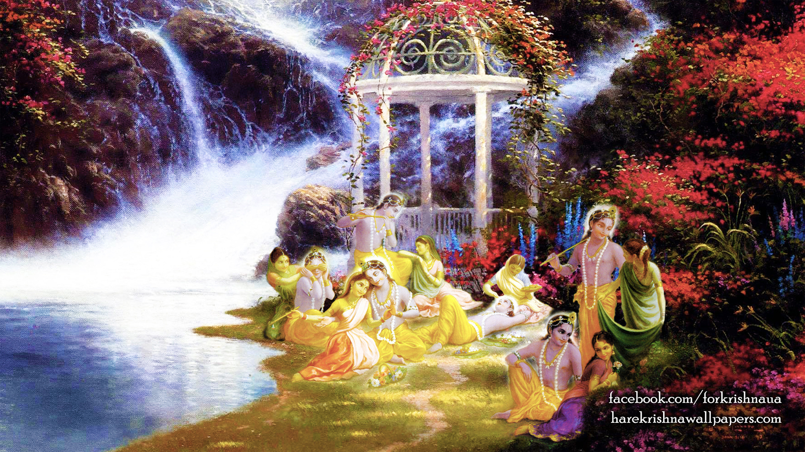 Radha Krishna Wallpaper (027) Size 1600x900 Download