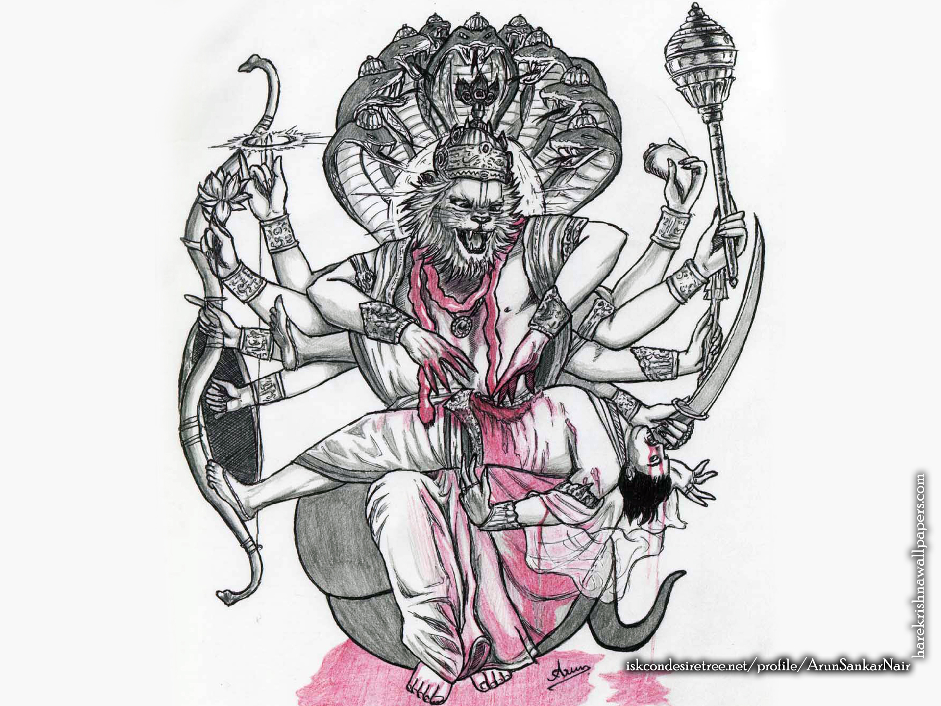 Sri Narasimha Deva Wallpaper (006) Size 1920x1440 Download