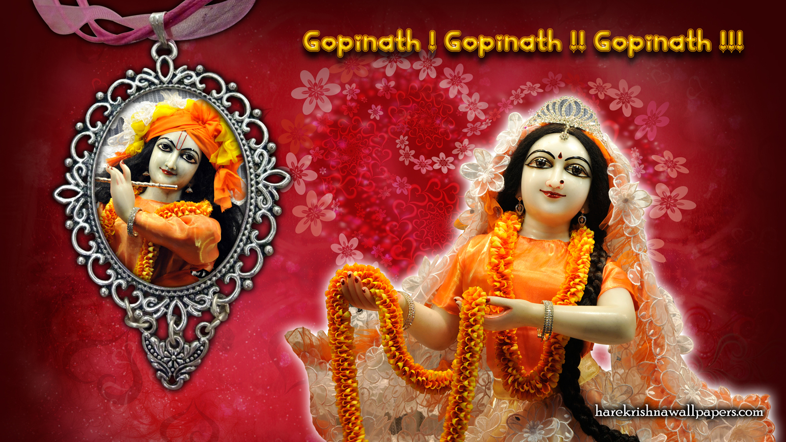 Sri Sri Radha Gopinath Wallpaper (001) Size 1600x900 Download