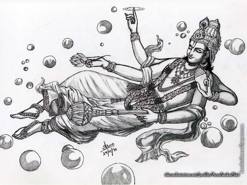Sri Vishnu Wallpaper, Lord Vishnu Wallpapers, Lord Vishnu Sketch Wallpaper
