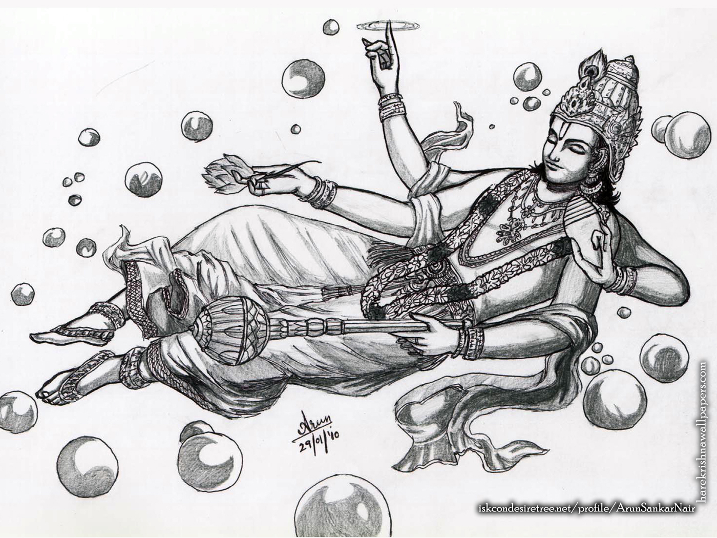 Sri Vishnu Wallpaper (003) Size 1400x1050 Download