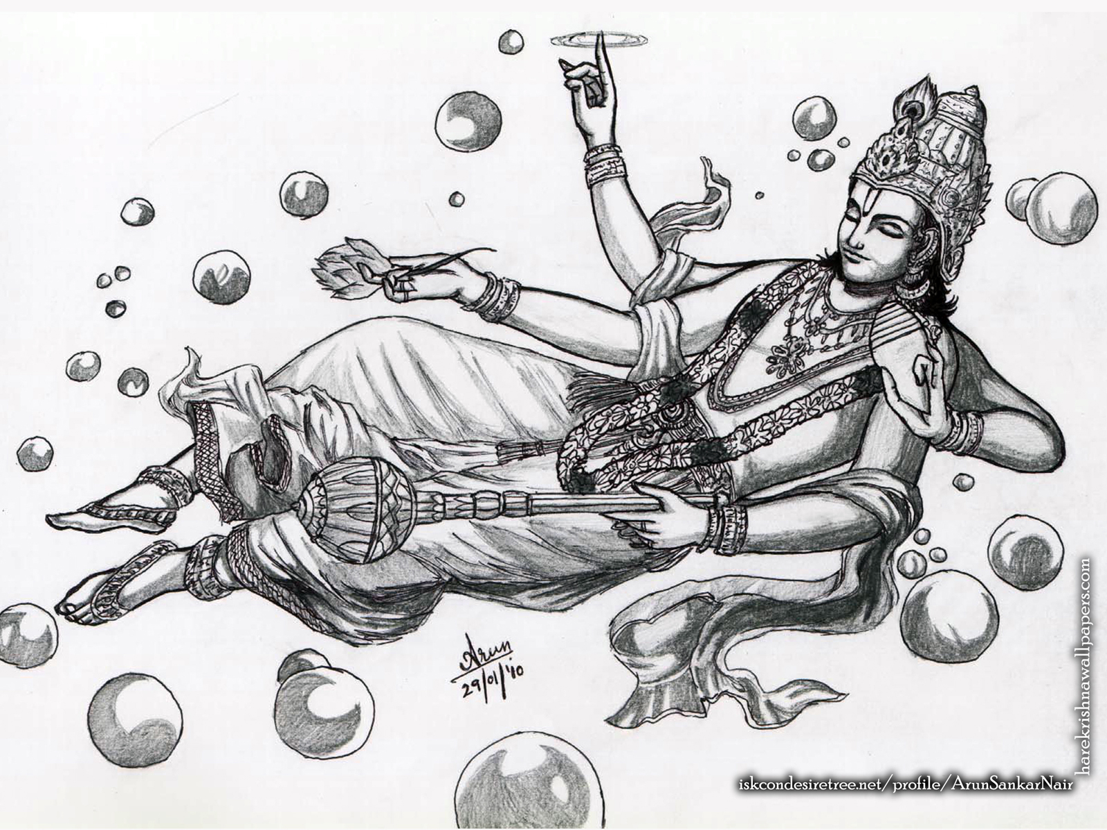 Sri Vishnu Wallpaper (003) Size1600x1200 Download