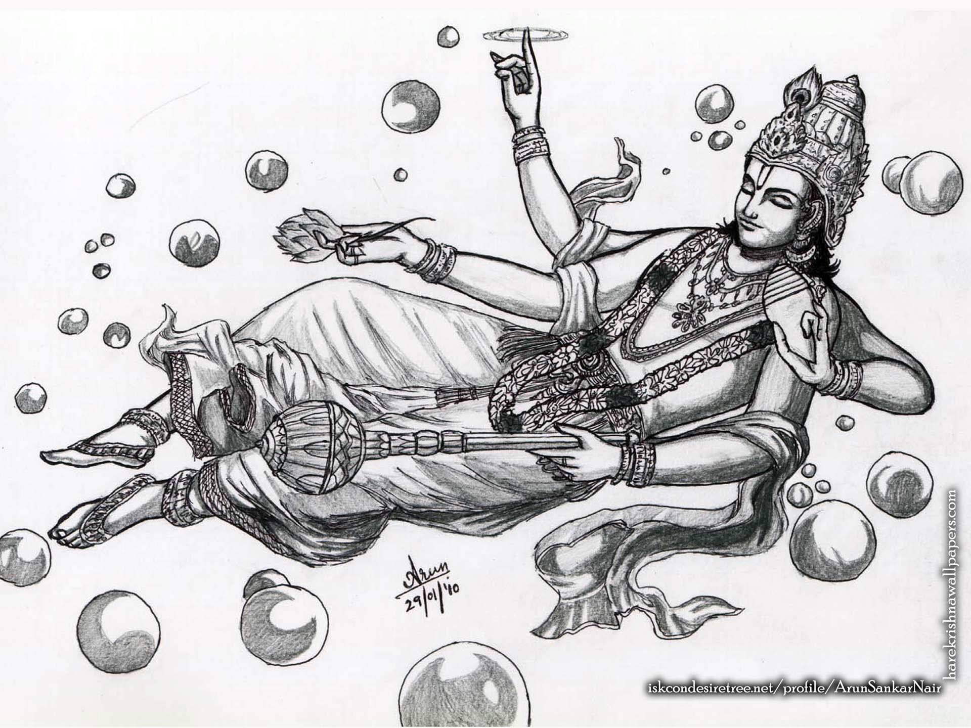 Sri Vishnu Wallpaper (003) Size 1920x1440 Download