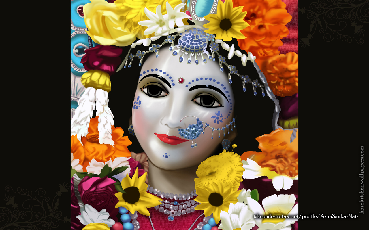 Srimati Radharani Wallpaper (005) Size 1280x800 Download