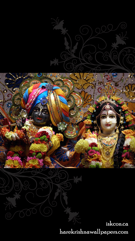 Sri Sri Radha Khirachora Gopinath Close up Wallpaper (001) Size 450x800 Download