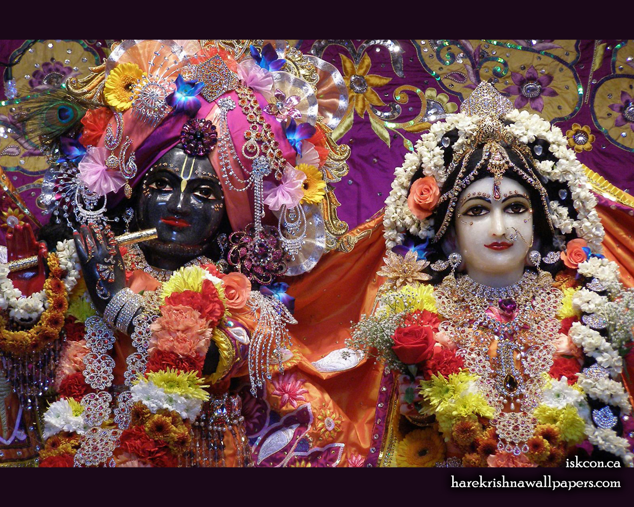 Sri Sri Radha Khirachora Gopinath Close up Wallpaper (010) Size 1280x1024 Download
