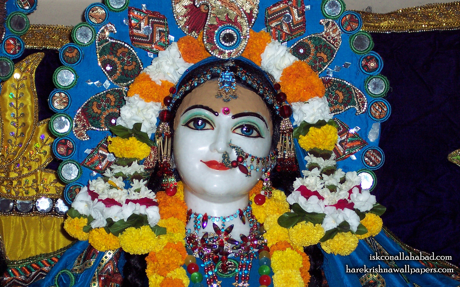 Sri Radha Close up Wallpaper (002) Size 1920x1200 Download