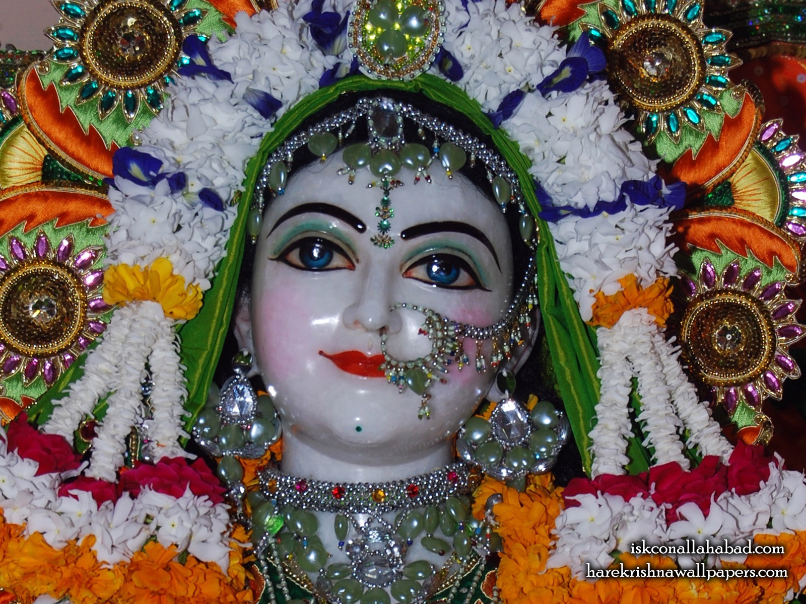 Sri Radha Close up Wallpaper (004) Size1600x1200 Download