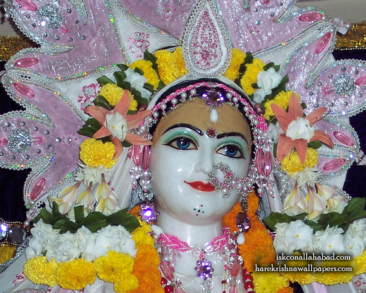 Sri Radha Close up Wallpaper (005) Size 1280x1024 Download