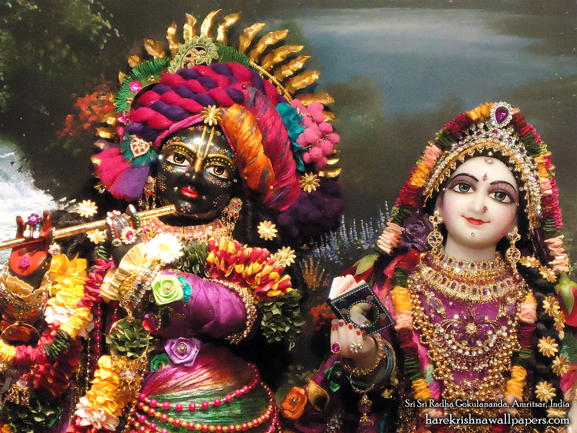 Sri Sri Radha Gokulananda Close up Wallpaper (003) Size 1152x864 Download