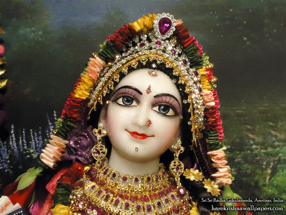 Sri Radha Close up Wallpaper (004) Size 1152x864 Download