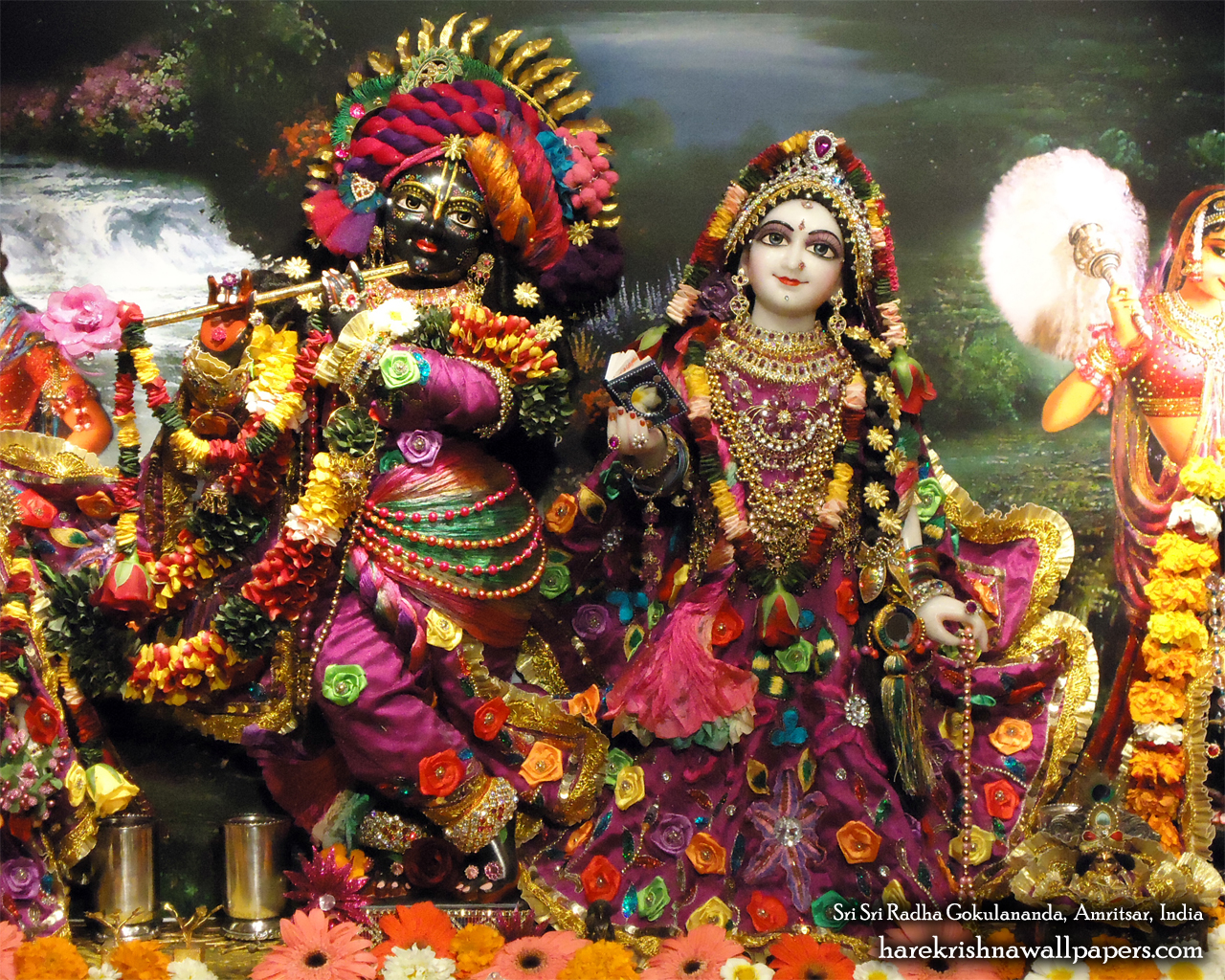 Sri Sri Radha Gokulananda Wallpaper (005) Size 1280x1024 Download