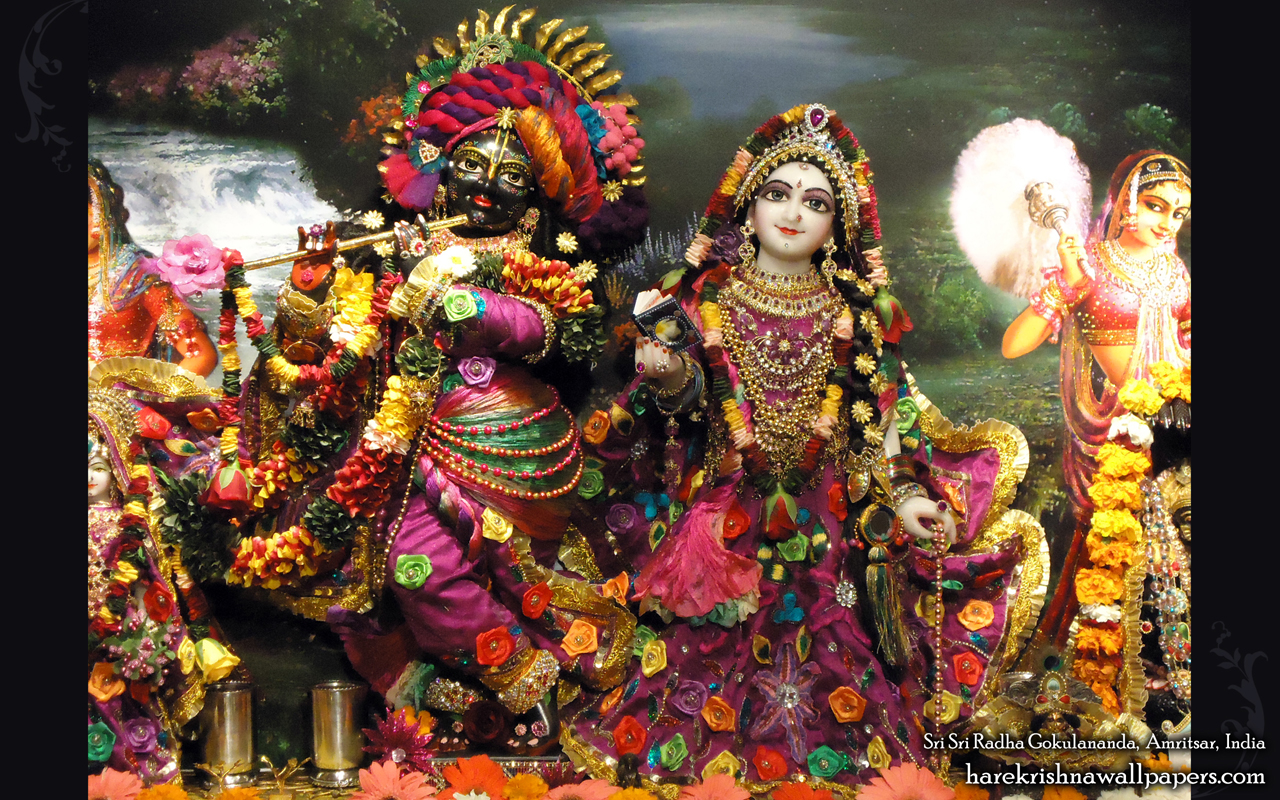 Sri Sri Radha Gokulananda Wallpaper (005) Size 1280x800 Download