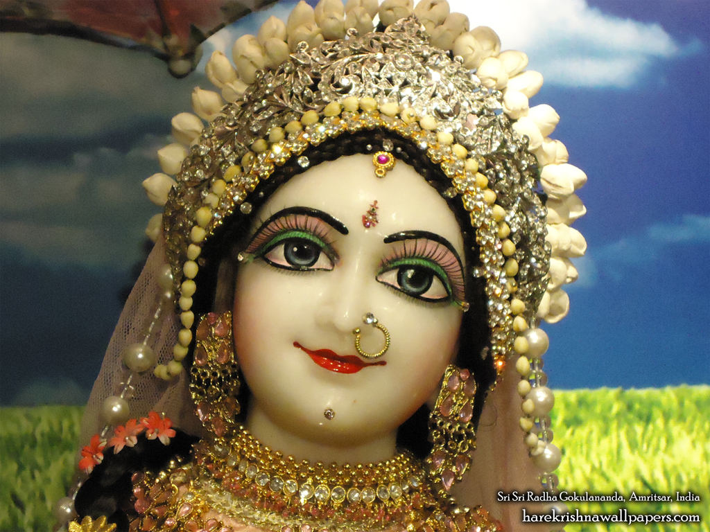 Sri Radha Close up Wallpaper (006) Size 1024x768 Download