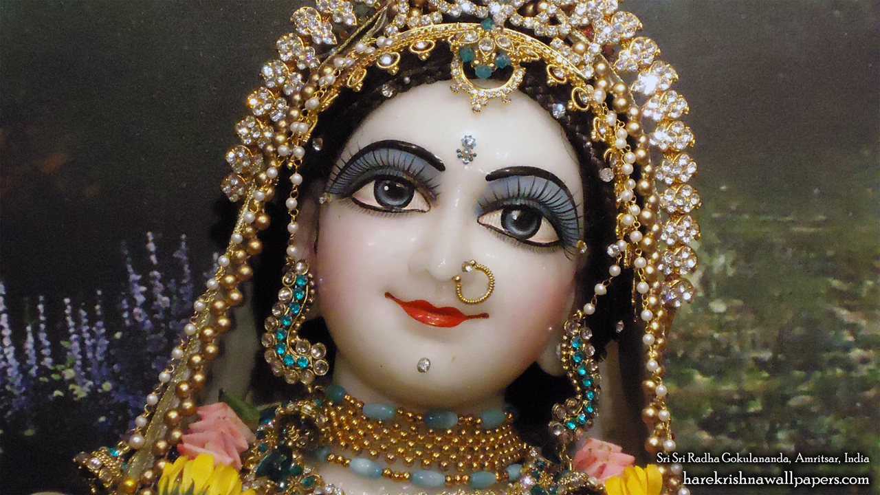 Sri Radha Close up Wallpaper (007) Size1280x720 Download