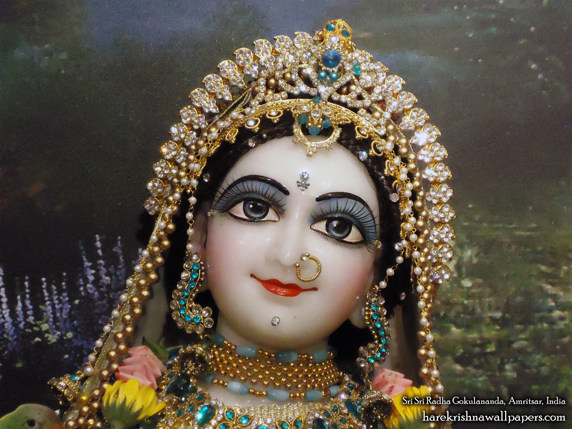 Sri Radha Close up Wallpaper (007) Size 1920x1440 Download